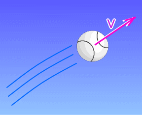 放物線を描いて飛んでゆく白球