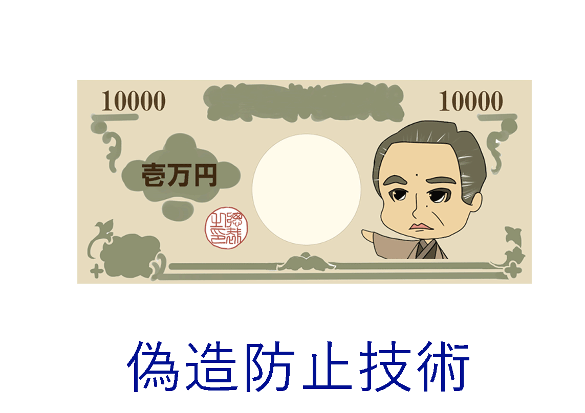 日本の貨幣に使われている偽造防止技術