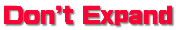 Don't Expand