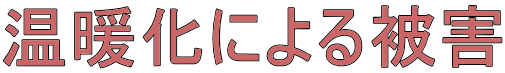 温暖化による被害