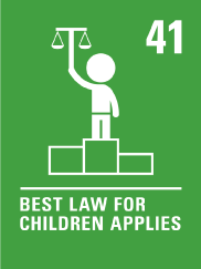 41. Best law for children applies