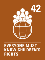 42. Everyone must know children's rights