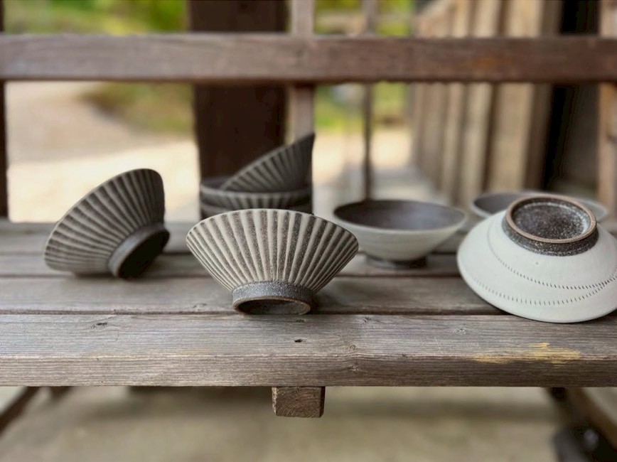 いくつかの小石原焼