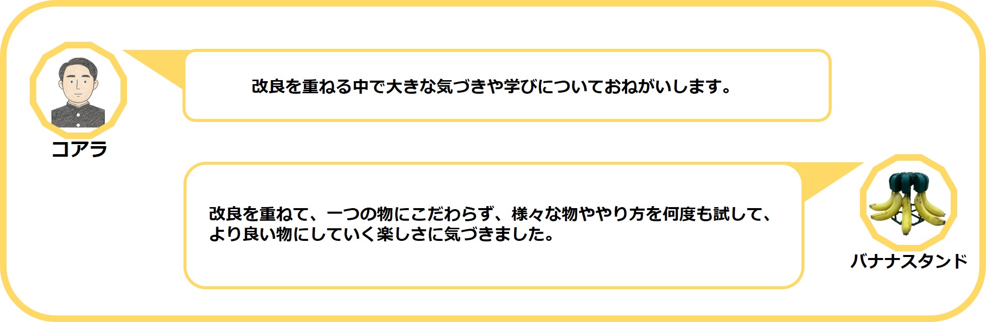 質問3：改良を重ねる中の大きな気づきや学び